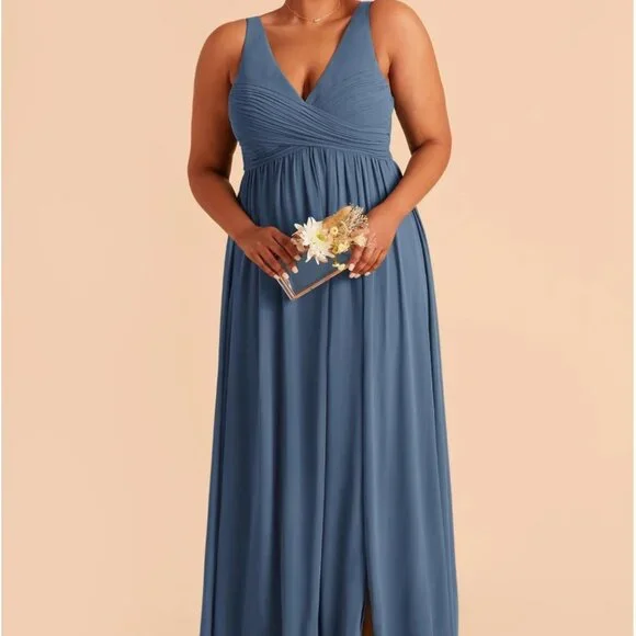 Birdy Grey Laurie Empire Dress in Chiffon Twilight - Picture 3 of 7